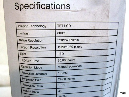 LED Projector Model The Most-Efficient High Resolution - Picture 4 of 10