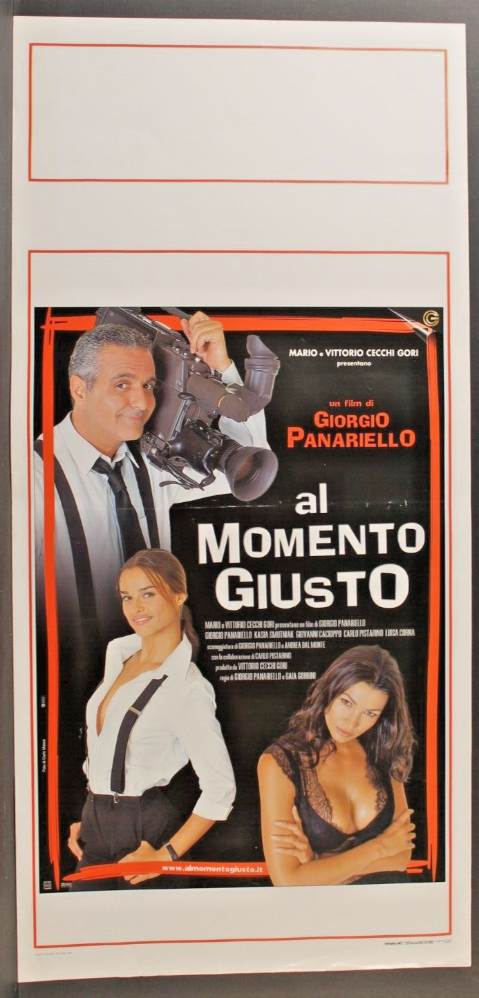 Locandina originale film Al momento giusto (2000) - Regia di Giorgio Panariello