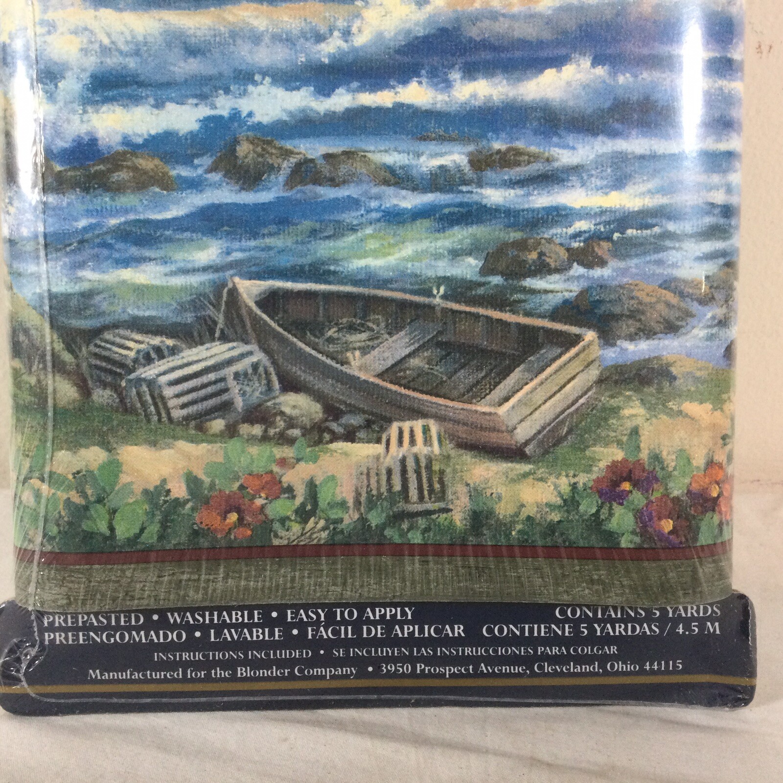 Expressions Easy To Apply Wallpaper Border, Seaside Lighthouse