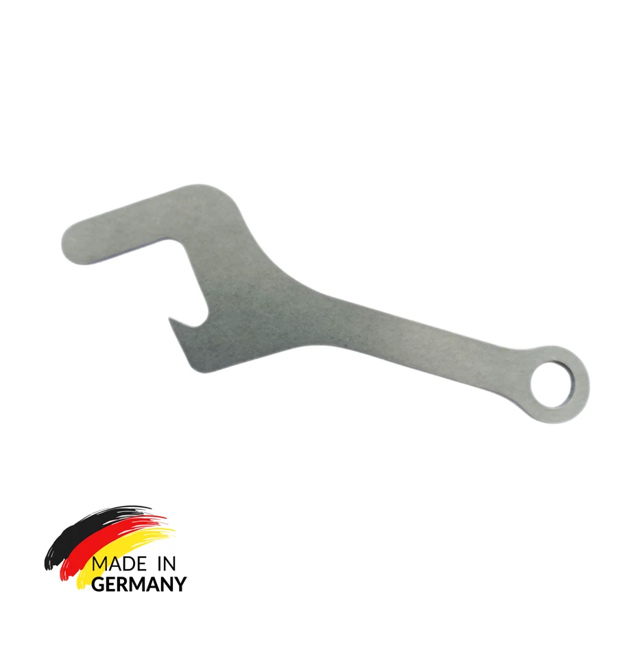 MBM-METALL Flaschenöffner aus Edelstahl Schlüsselanhänger Bieröffner Bier Opener geschenk