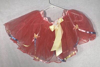 Fantasy Pink Costume Tutu with Butterflies & Bow Size 4-6X 