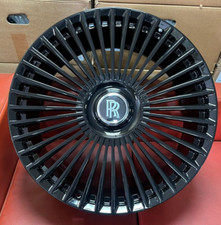 4 X 24" VLR MULTI ROLLS ROYCE CULLINAN ALLOY WHEELS BLACK FORGED ALLOYS