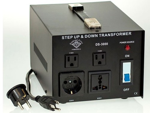 Diamond Series 3000 Watt Step Up Down Voltage Converter Transformer - Afbeelding 2 van 4