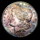 1881-S Morgan Dollar Silver Gem BU++ Toned Condition Stunning Coin ---- #007U