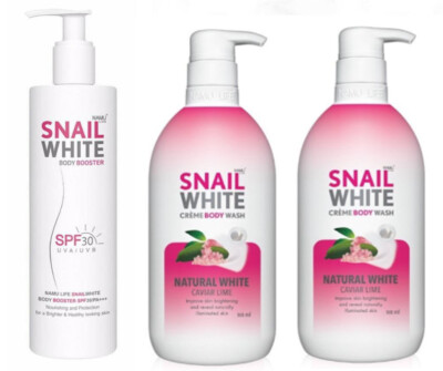 NAMU SNAIL WHITE Booster Lotion 500ml x Shower