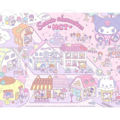 NCT SANRIO SPAO Collaboration Pajama SET + Tracking Number | eBay