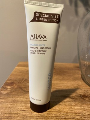 AHAVA DeadSea Water Mineral Hand Cream 5.1 OZ/150 ml Limited Edition Size