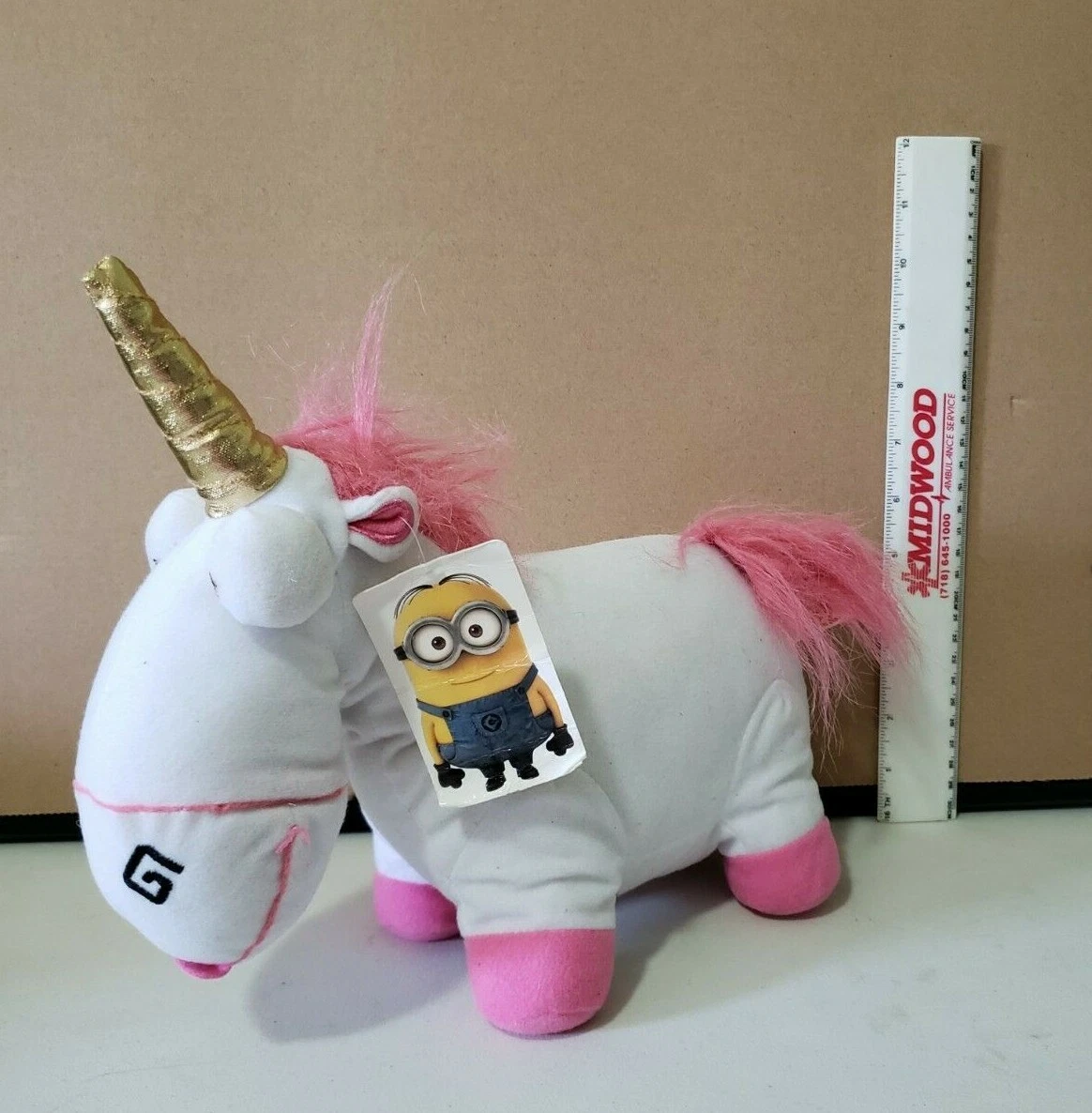 Despicable Me 3 Fluffy Unicorn Stuffed Animal Plush Toy 7 