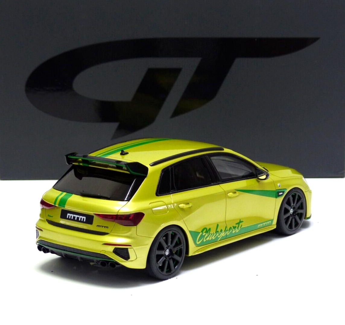 Audi S3 Sportback (8Y) Clubsport By MTM 2022 Yellow / Black 1:18