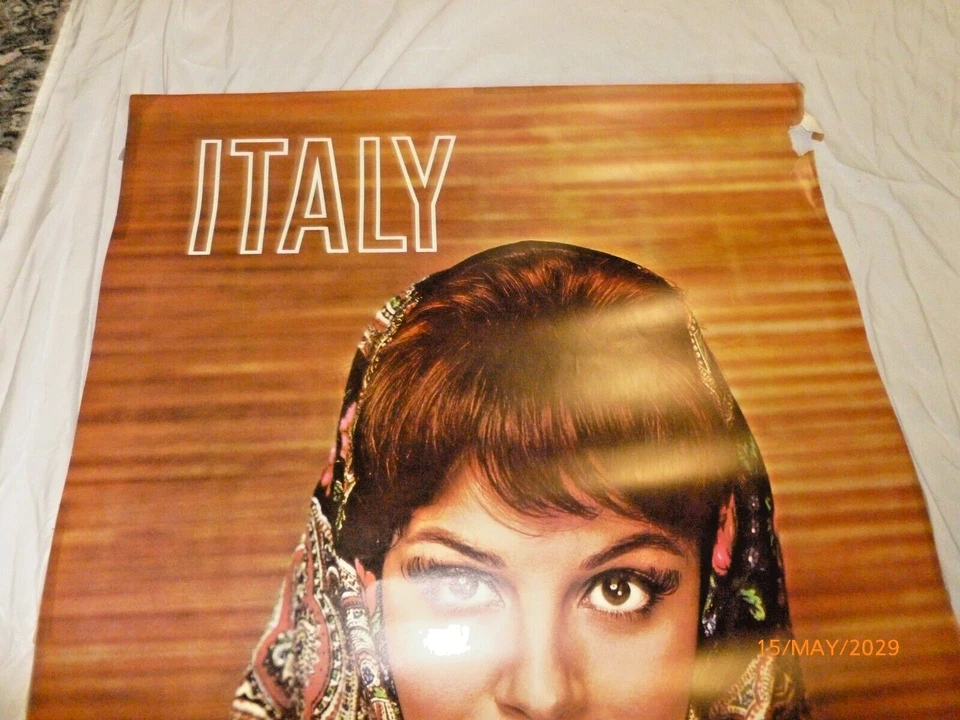 Cartel de viaje vintage de PAN AM AIRWAYS AIRWAYS Italia MUJERES DEL MUNDO 1964 Foto 2 de 4