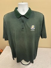 Ryder Cup 2016 Medinah By Fairway Green Men's Large Polo Green
