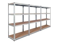 Lot de 3 étagères modulables Charges Lourdes 12 Plateaux H. 150 CM