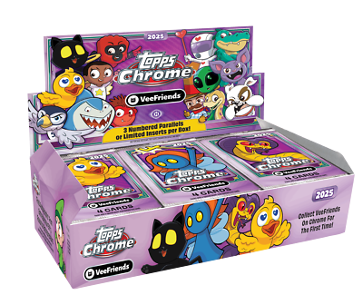 2025 TOPPS CHROME VEEFRIENDS HOBBY 12-BOX CASE GaryVee Brand New