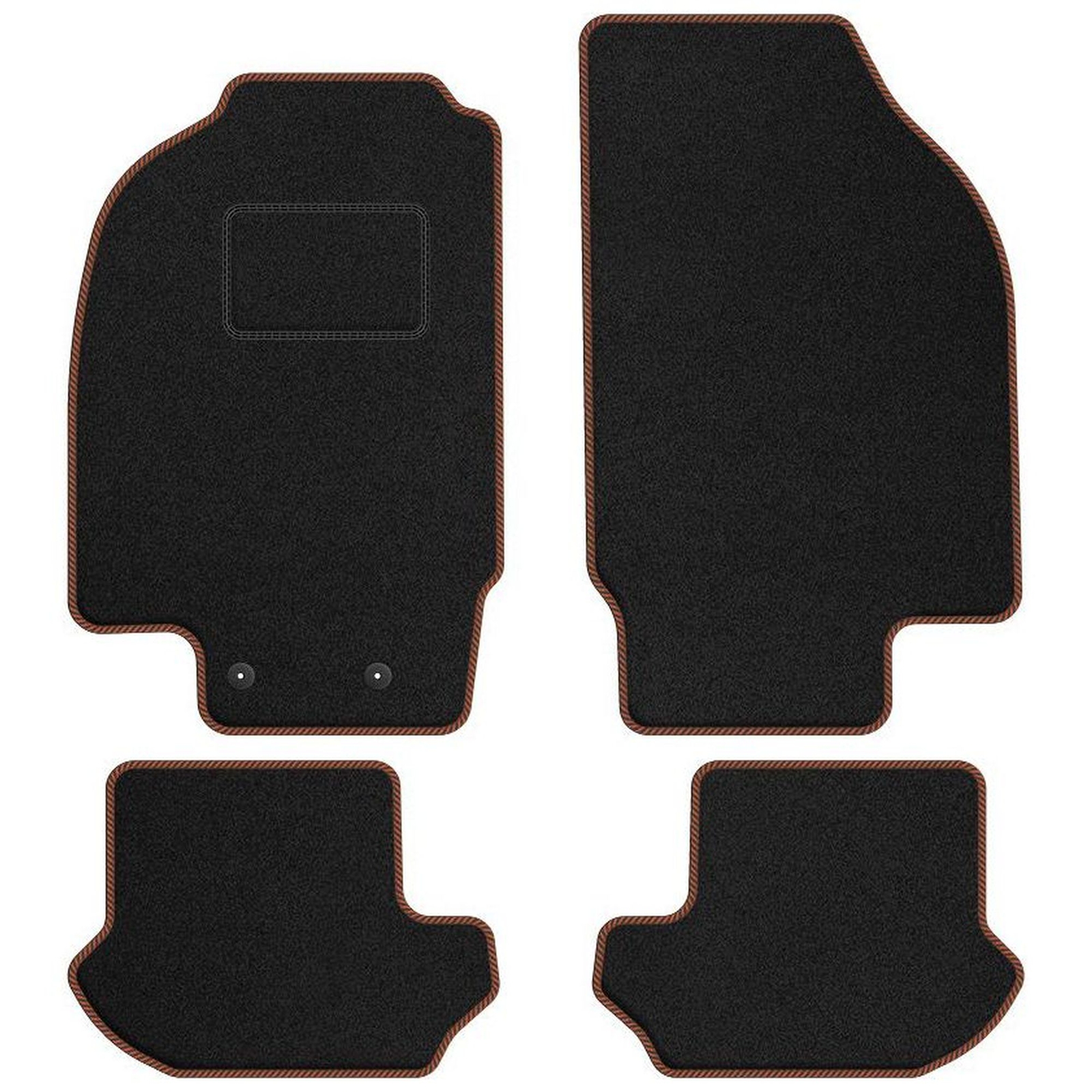 Tapis de sol velours marron STREAK pour Ford Ka 1 phase 2