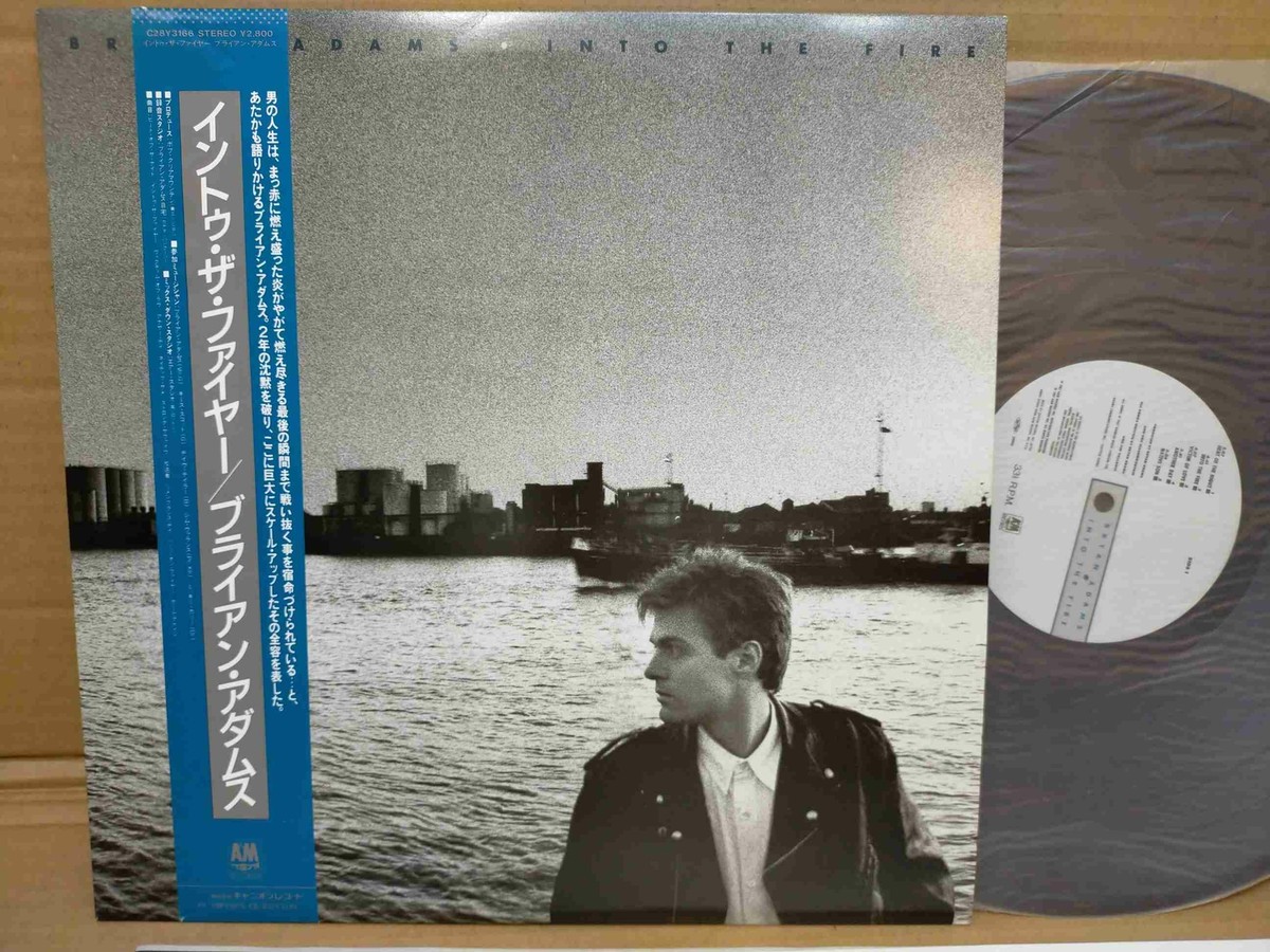 BRYAN ADAMS / INTO THE FIRE C28Y3166 JAPAN LP w/OBI 74370 | eBay