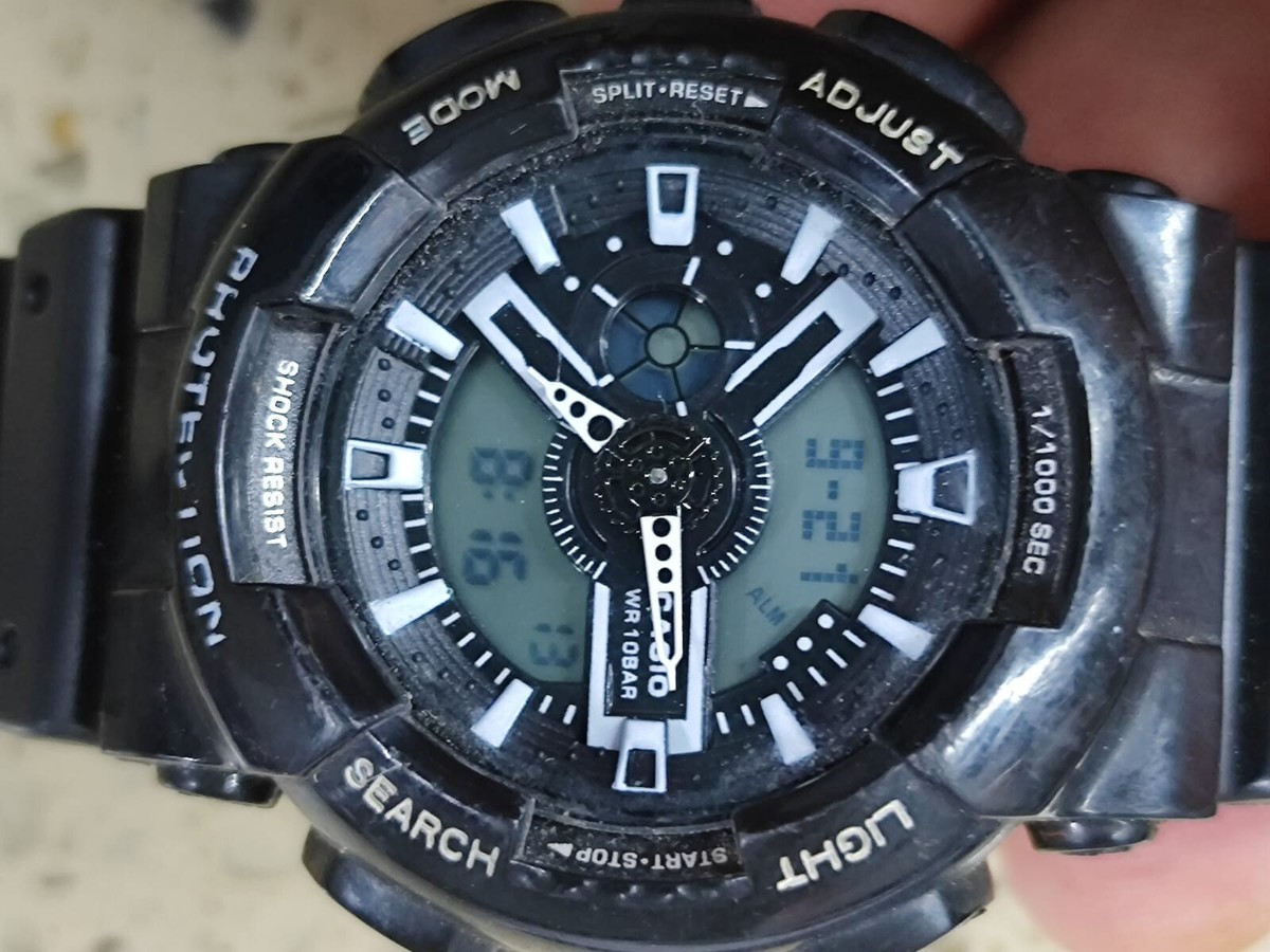 Casio Baby-G BA-110 mod 5338 Quartz Watch 40mm Working | eBay