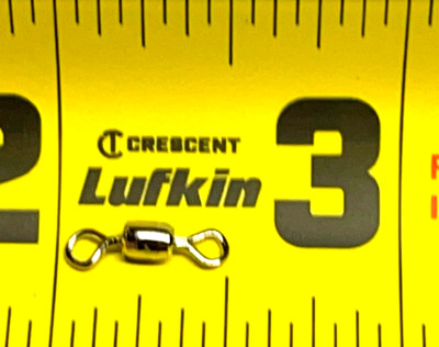 Premium Quality American Made Fishing Barrel Swivel Nickel Plated Size 10 Swivel