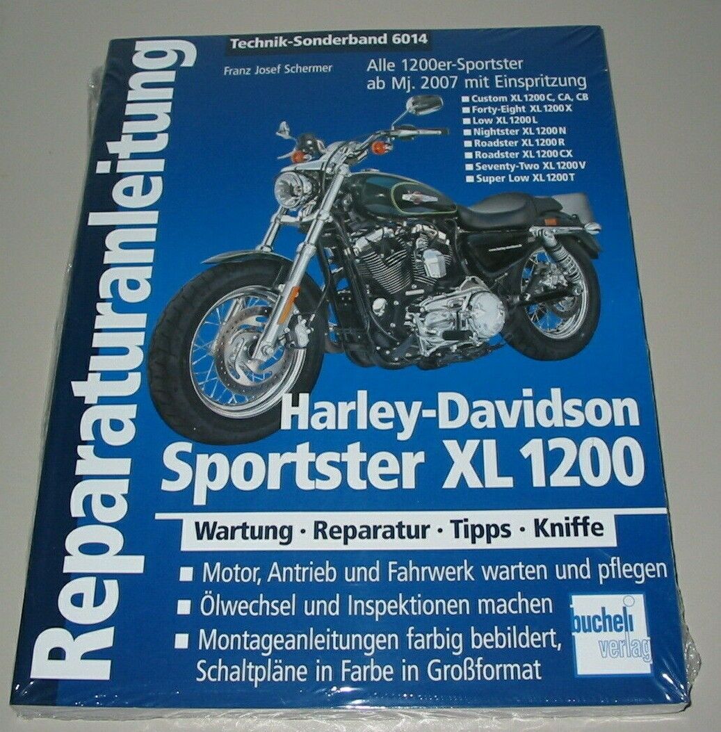 Thumbnail - Reparaturanleitung Harley Davidson Sportster Xl 1200 Wartung Reparatur