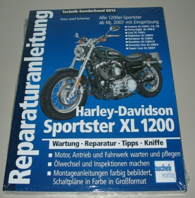 Reparaturanleitung Harley Davidson Sportster XL 1200 Wartung Reparatur Buch NEU!