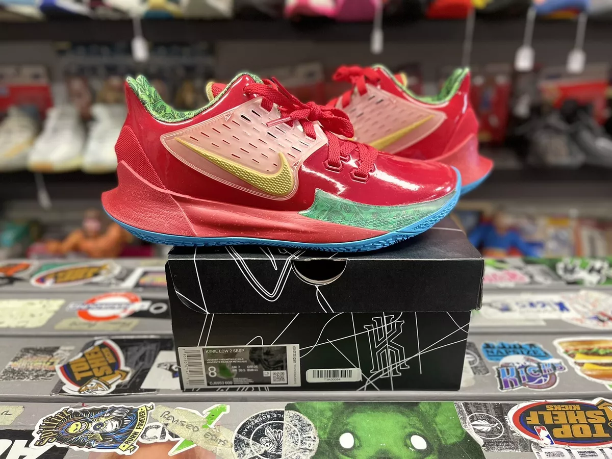 nike kyrie 2 low mr krabs spongebob SquarePants brand new size 8 authentic red