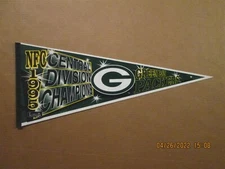NFL Green Bay Packers Vintage 1995 NFC Central Division Champions Logo Pennant