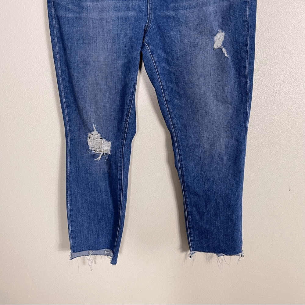 Madewell The High Rise Distressed Slim Boy Jeans View 4