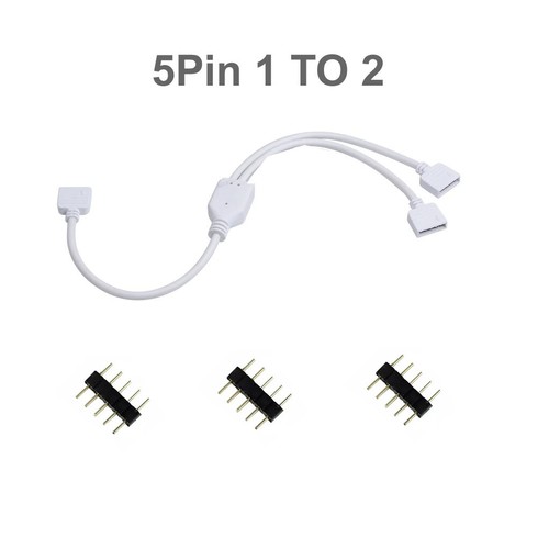 4PIN 5PIN RGB RGBW Splitter Cable Connector DC 12V Lighting Connector Wire Shape - Picture 23 of 26