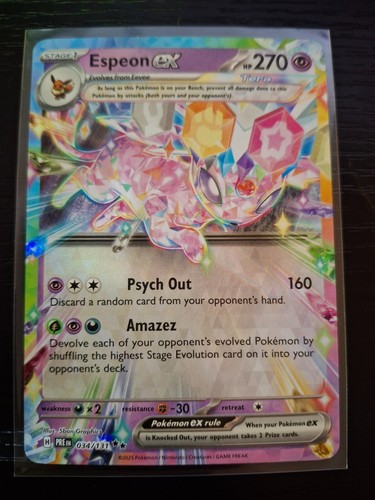 Prismatic Evolutions Pokemon Cards IR/ACE/EX & Full Art Mint/NM Choose Your Card - Picture 26 of 97