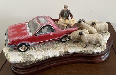 BORDER FINE ARTS (B1250) ''Getting The Feed Out'' Ray Ayres 2010. L.E.. (38/500)