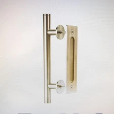 Reliabilt Soft Gold Indoor Single Barn Door Handle 4980571 - New