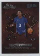 2021-22 Wild Card Alumination Dead Aim Silver Foil - Red TyTy Washington Jr 07rd