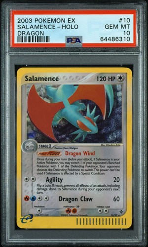Salamence graded PSA 10 for sale on eBay