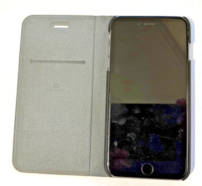 Apple IPhone 6 Plus 64GB, Modell A1524 Silber (2014), ohne SIM-Lock, mit Hülle