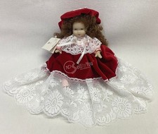 Bambola in porcellana "bisquit" collezione Capodimonte artigianale 20 cm Italy