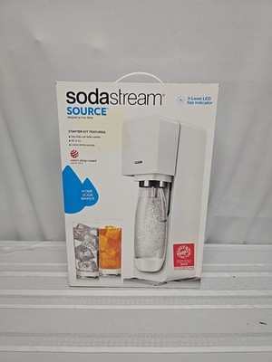 Sodastream Source Home Soda Maker Starter Kit by Yves Behar NEW Open Box