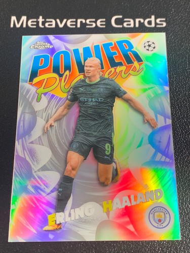 2025-26 Topps Chrome UCC Power Players Erling Haaland SSP