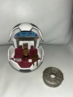 Seltener Computer Warriors Soccer Trophy Ball Mattel 1989 Vintage Playset Komplett