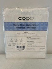 Coop Home Goods Ultra-Cool Cooling Waterproof Mattress Protector - Size Twin