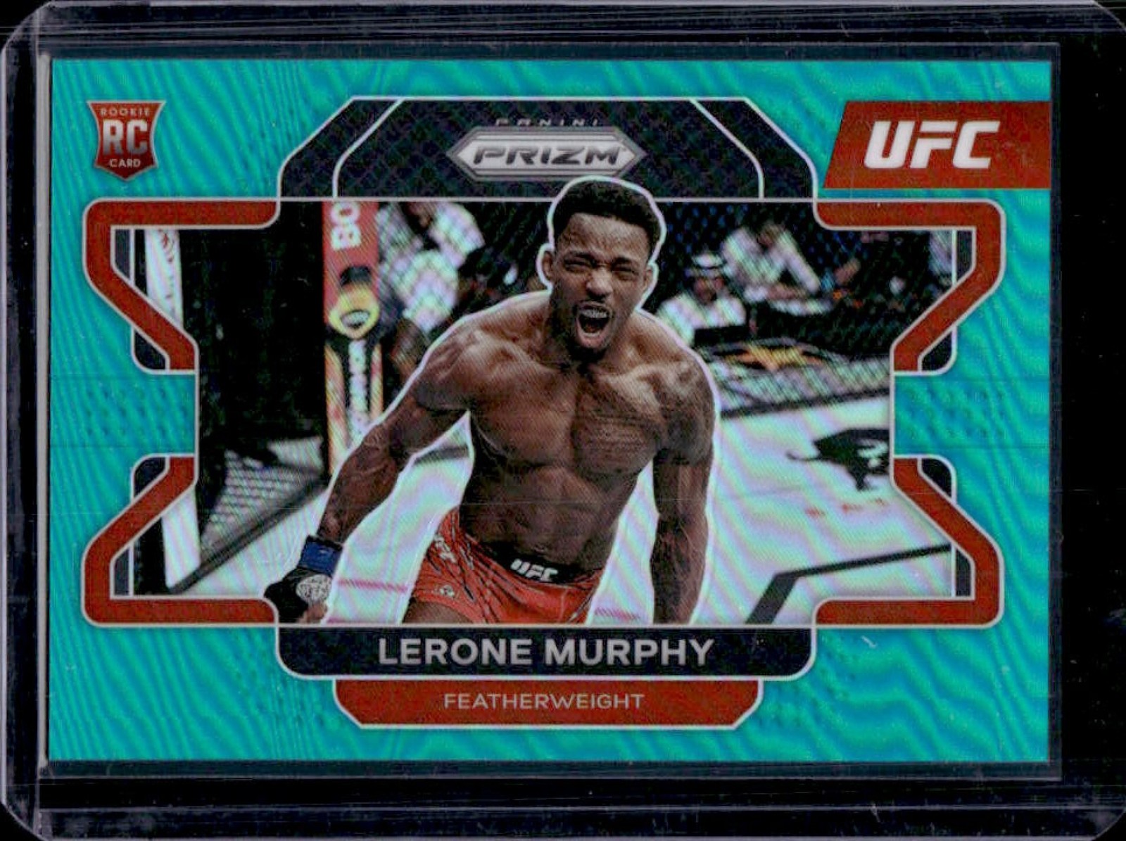 2022 Prizm UFC Lerone Murphy RC Teal Prizms Rookie #/49