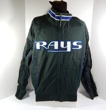Tampa Bay Rays #5 Game Used Green Bench Jacket XL DP41672