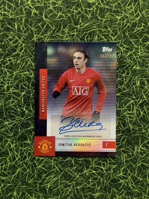 Dimitar Berbatov Auto /150 Topps 2026 Manchester United Team Set