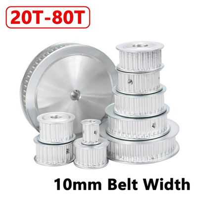 #ad GT2 Timing Belt Pulley 10mm Belt Width 20 80 Tooth Bore 3 15mm For 3D Printer $11.64