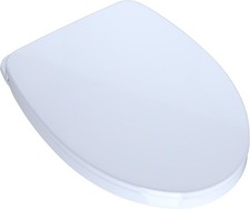 TOTO SoftClose Slow Close Elongated Toilet Seat and Lid, Cotton White - SS124#01