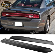 Fits 12-14 Dodge Charger SRT8 4dr Rear Bumper Lip Spoiler Splitter Aprons PP