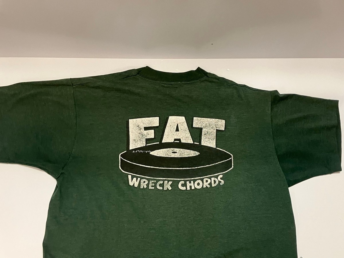 Band 90S 90'S Nofx Fat Wreck Chords Punk Sleeve Hem Single T