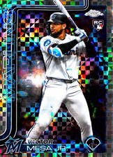 2025 Topps Chrome Update Series - Victor Mesa Jr. #USC4 X-Fractor (RC) Marlins