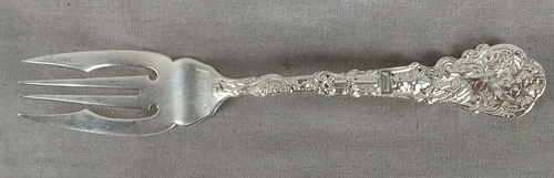 Antique Gorham Versailles Pattern Sterling Silver 6 5/8 Inch Fish/Salad Fork