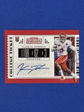 2019 Panini Contender Draft Pick Ticket #306 Keesean Johnson RC Auto autograph U