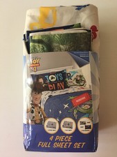 DISNEY PIXAR Toy Story 4 NEW 4-pc. Full Size Sheet Set Pillowcases Reversable