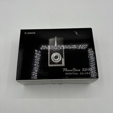 Canon PowerShot SD10 Digital Elph Camera Bundle with Battery/Charger & Box AS IS